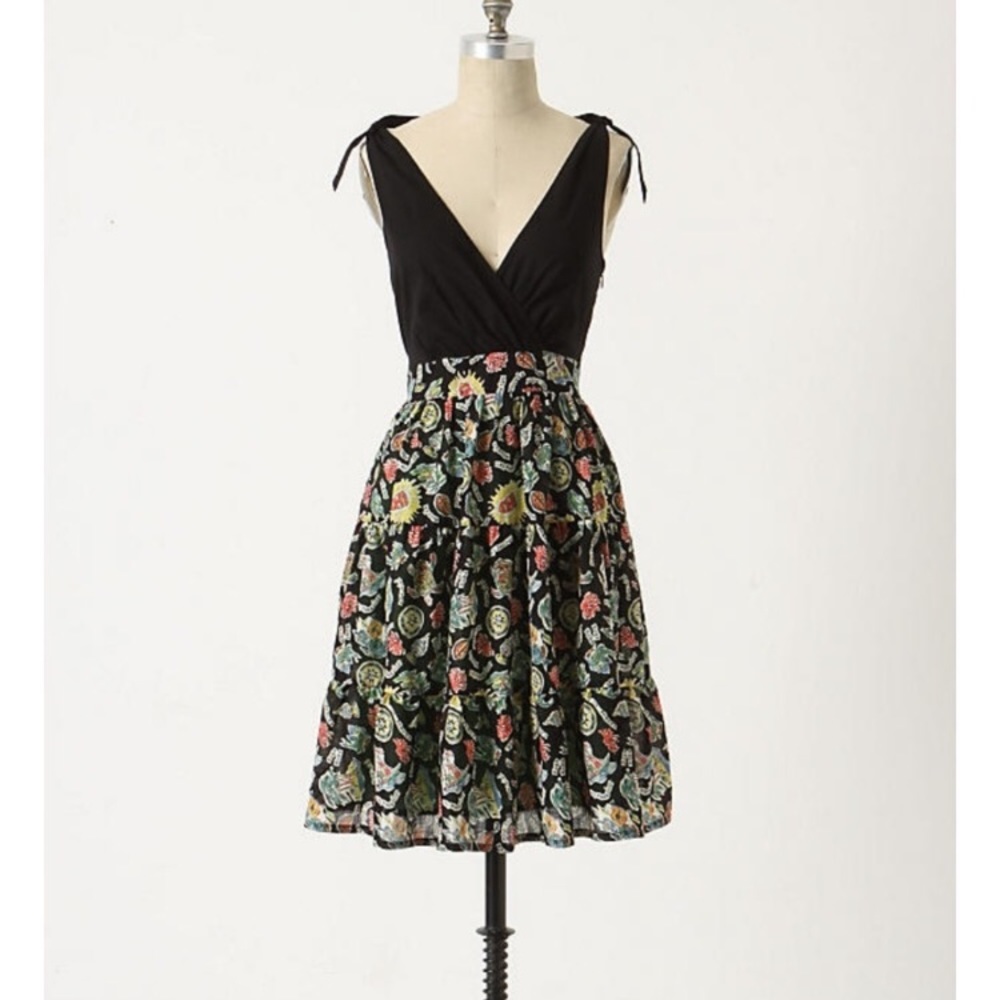 Island Floral A-Line Dress